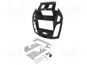 Radio mounting frame; Ford; 2 DIN; black