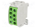 Splice terminal: distribution block; 35mm2; ways: 1; terminals: 4