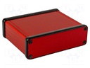 Enclosure: with panel; 1455; X: 80mm; Y: 103mm; Z: 31mm; aluminium