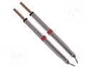 Tip; bent chisel; 1mm; 420÷475°C; for TZ-KIT-1 hot tweezers