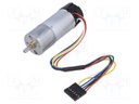 Motor: DC; with encoder,with gearbox; Medium Power; 12VDC; 2.1A