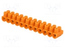 Terminal block; screw terminal; ways: 12; 1÷2.5mm2; terminals: 24