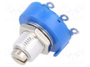 Potentiometer: shaft; single turn; 10kΩ; 2W; ±10%; 6.35mm; linear