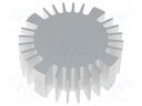 Heatsink; LED; Ø: 70mm; H: 25mm