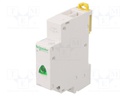 LED indicator; 12÷48VAC; 12÷48VDC; DIN; Colour: green