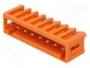 Pluggable terminal block; 3.81mm; ways: 8; straight; socket; male