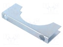 Mounting coupler; steel; zinc; Application: u-bolt
