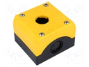 Enclosure: for remote controller; X: 72mm; Y: 80mm; Z: 56mm; black