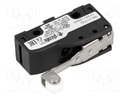 Microswitch SNAP ACTION; with lever (with roller); SPDT; Pos: 2