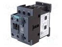 Contactor: 3-pole; NO x3; Auxiliary contacts: NO + NC; 24VAC; 17A
