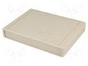 Enclosure: with panel; X: 190mm; Y: 140mm; Z: 30mm; ABS; grey; IP43