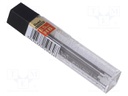 Pencil graphites; 0.5mm; Pcs: 12; Hardness: HB