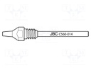 Nozzle: desoldering; 0.8x2.5mm; Features: longlife