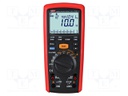 Meter: insulation resistance; LCD; (6000); R range: 1Ω÷10MΩ