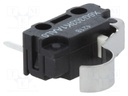 Microswitch SNAP ACTION; with lever with roller simulation