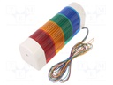 Signaller: signalling column; LED; red/amber/green/blue; 24VDC
