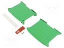 Enclosure: for DIN rail mounting; ABS