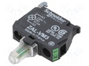 Illuminating unit; 22mm; Harmony XB4; -25÷70°C; Illumin: LED