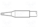 Tip; chisel; 1.2x7mm; longlife