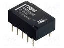 Relay: electromagnetic; DPDT; Ucoil: 24VDC; 0.5A/125VAC; 2A/30VDC