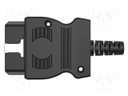 Diagnostic OBD II; black; 10A; Insulation: polyamide; -25÷80°C