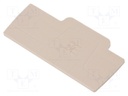 End plate; Application: A series; colourless