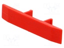Protection; Application: ZUG-4; red; Width: 6.4mm; polyamide