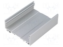 Profile; Mat: aluminium; X: 95mm; Y: 75mm; Z: 25.5mm