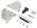 D-Sub HD; PIN: 44; female; shielded,with strain relief; soldering