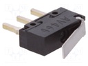 Microswitch SNAP ACTION; with lever; SPDT; 0.5A/30VDC; ON-(ON)