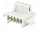 DIN rail bus connectors; connecting IO ME modules; light grey