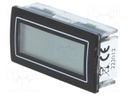 Counter: electronical; LCD,with a backlit,high contrast; pulses