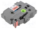 Tape; Width: 18mm; Colour: red; Character colour: black; L: 8m