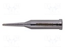 Soldering Tip, Hoof/60° Bevel, 1 x 16 mm, Soldering Station
