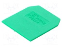 End/partition plate; Application: ZUG-G2.5,ZUG-G4; green