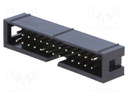 Socket; IDC; male; PIN: 26; straight; THT; gold-plated; 2.54mm