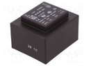 Transformer: encapsulated; 10VA; 115VAC; 12V; 12V; 417mA; 417mA