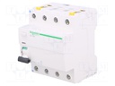 RCD breaker; Inom: 80A; Ires: 300mA; Poles: 4; 400V; Mounting: DIN