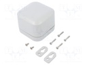 Enclosure: multipurpose; X: 80mm; Y: 80mm; Z: 60mm; polycarbonate