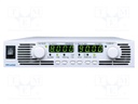 Power supply: programmable laboratory; Channels: 1; 0÷600VDC