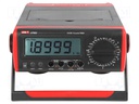 Benchtop multimeter; LCD,with a backlit; VAC: 2V,20V,200V,1kV