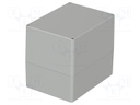 Enclosure: multipurpose; X: 120mm; Y: 160mm; Z: 140mm; EUROMAS; ABS