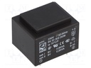 Transformer: encapsulated; 1.9VA; 230VAC; 9V; 9V; 105mA; 105mA; 81g