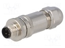 Plug; M12; PIN: 4; male; A code-DeviceNet / CANopen; for cable