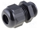 Cable gland; PG11; IP68; Mat: polyamide; black