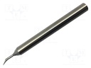 Tip; elongated,bent conical; 0.4mm; 471°C; for soldering station