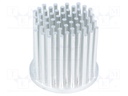 Heatsink; LED; Ø: 50mm; H: 45mm; 6.32K/W