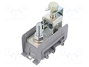 Splice terminal: rail; 120mm2; ways: 1; terminals: 2; grey; 1kV; 192A