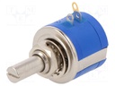 Potentiometer: shaft; multiturn; 10kΩ; 2W; ±5%; 6.35mm; linear