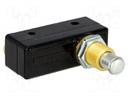 Microswitch SNAP ACTION; precise operation,with pin; SPDT; IP40